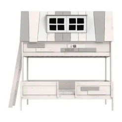 LIFETIME My Hangout Stapelbed - White Wash Wit Hot