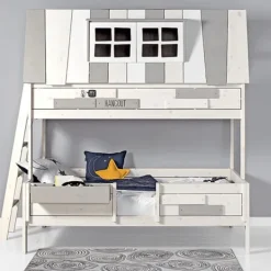 LIFETIME My Hangout Stapelbed - White Wash Wit Hot