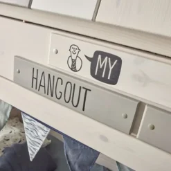 LIFETIME My Hangout Stapelbed - White Wash Wit Hot