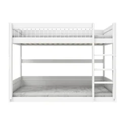LIFETIME Kidsrooms LifeTime Stapelbed – Laag – Rolbodem – Wit Gelakt Sale