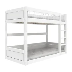 LIFETIME Kidsrooms LifeTime Stapelbed – Laag – Rolbodem – Wit Gelakt Sale
