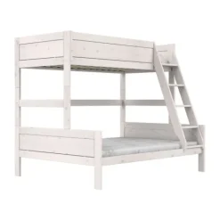 LIFETIME Stapelbed Familie - White Wash Wit