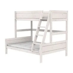 LIFETIME Stapelbed Familie - White Wash Wit