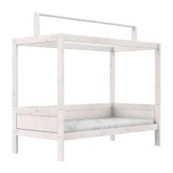 LIFETIME Kidsrooms Original Bed + Dakframe – Premium Rolbodem – 90×200 cm Wit Sale