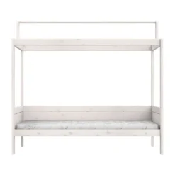 LIFETIME Kidsrooms Original Bed + Dakframe – Premium Rolbodem – 90×200 cm Wit Sale