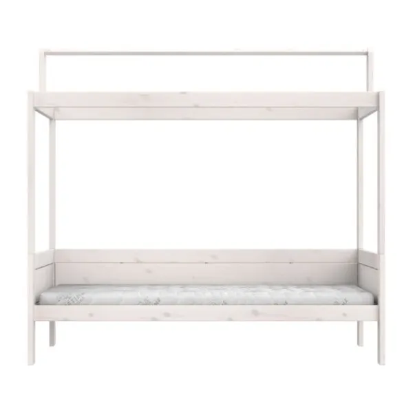 LIFETIME Kidsrooms Original Bed + Dakframe – Premium Rolbodem – 90×200 cm Wit Sale