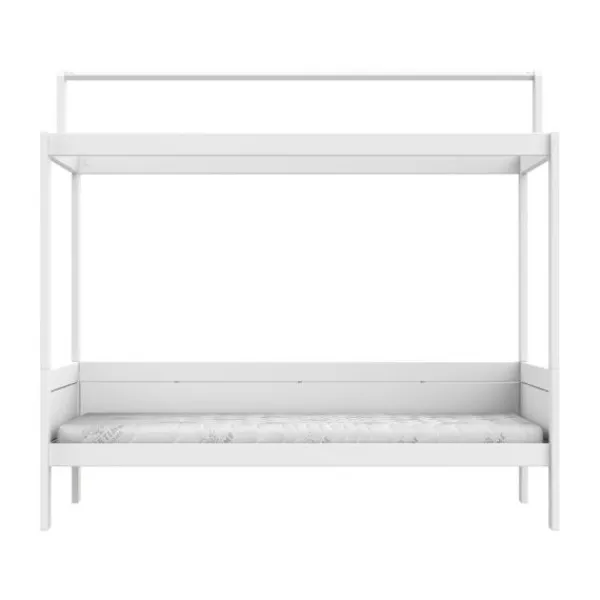 LIFETIME Kidsrooms Original Bed + Dakframe – Premium Rolbodem – 90×200 cm Wit Sale