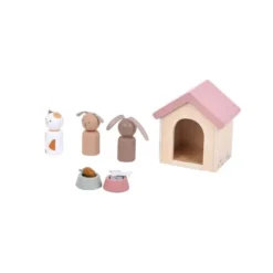 Little Dutch Aanvulset Poppenhuis - Huisdieren Clearance
