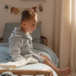 Little Dutch Badjas Geborduurd - Maat 74/80 - Blue Discount