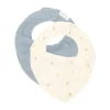 Little Dutch Bandana Slab Hydrofiel - Set van 2 - Forest Treasures & Denim Blue Online