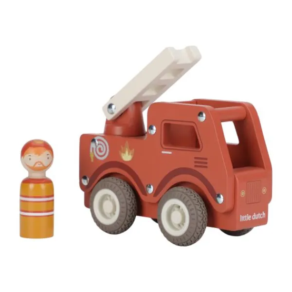 Little Dutch Brandweerwagen Inclusief Pegdoll – Hout Online