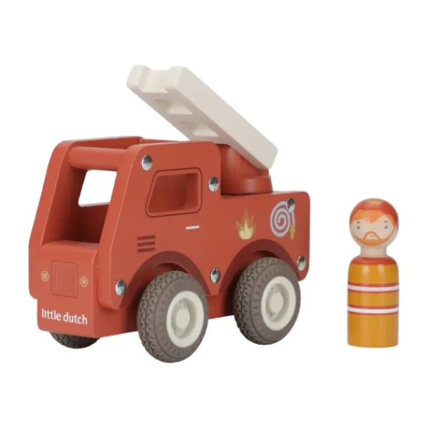 Little Dutch Brandweerwagen Inclusief Pegdoll – Hout Online