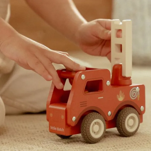 Little Dutch Brandweerwagen Inclusief Pegdoll – Hout Online