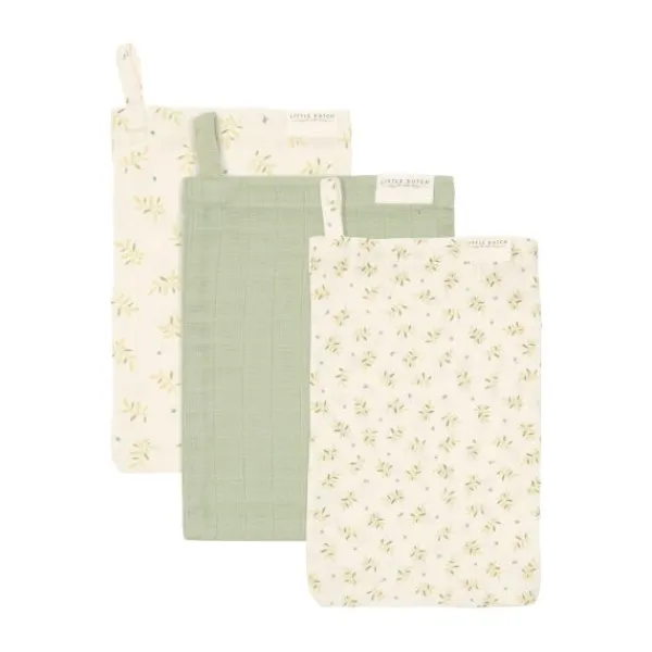 Little Dutch Forest Friends Washandjes - (Set van 3) - Hydrofiel Discount