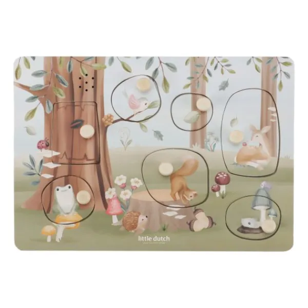 Little Dutch Forest Friends Geluidenpuzzel Online