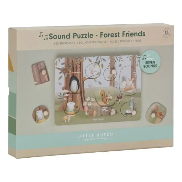 Little Dutch Forest Friends Geluidenpuzzel Online