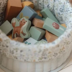 Little Dutch Forest Friends Houten Blokken In Ton Discount
