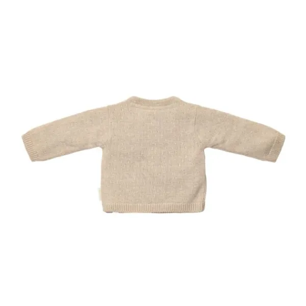 Little Dutch Gebreid Overslag Vestje - Maat 44 - Soft Beige Melee Discount