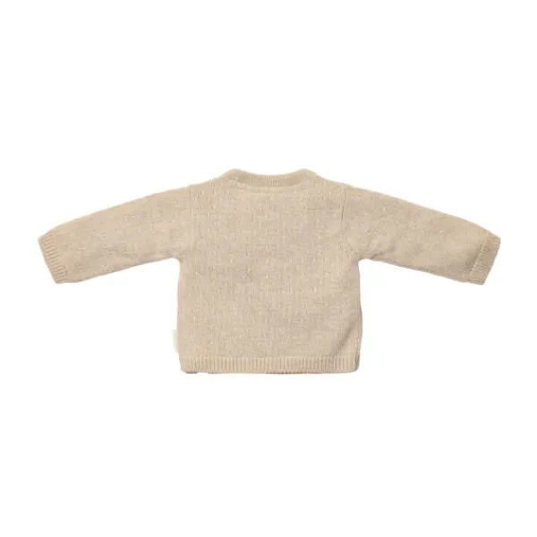Little Dutch Gebreid Overslag Vestje - Maat 44 - Soft Beige Melee Discount