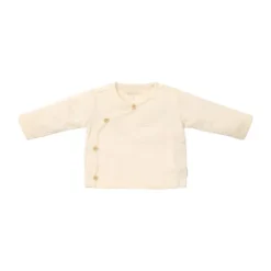 Little Dutch Gebreid Overslag Vestje - Maat 44 - Off White Best