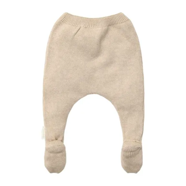 Little Dutch Gebreide Broek - Soft Beige Melee Outlet