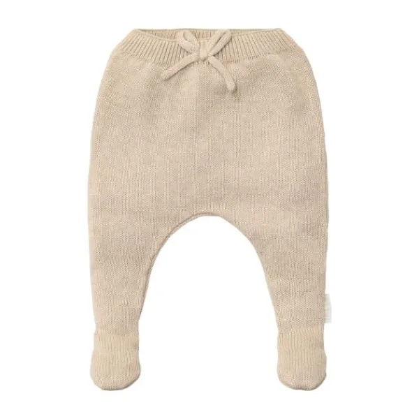 Little Dutch Gebreide Broek - Soft Beige Melee Outlet