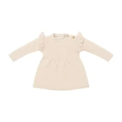 Little Dutch Gebreide jurk – Lange Mouwen - Mt. 50– Zand Outlet