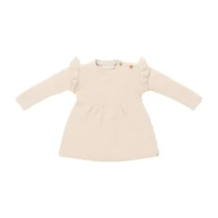 Little Dutch Gebreide jurk – Lange Mouwen - Mt. 50– Zand Outlet