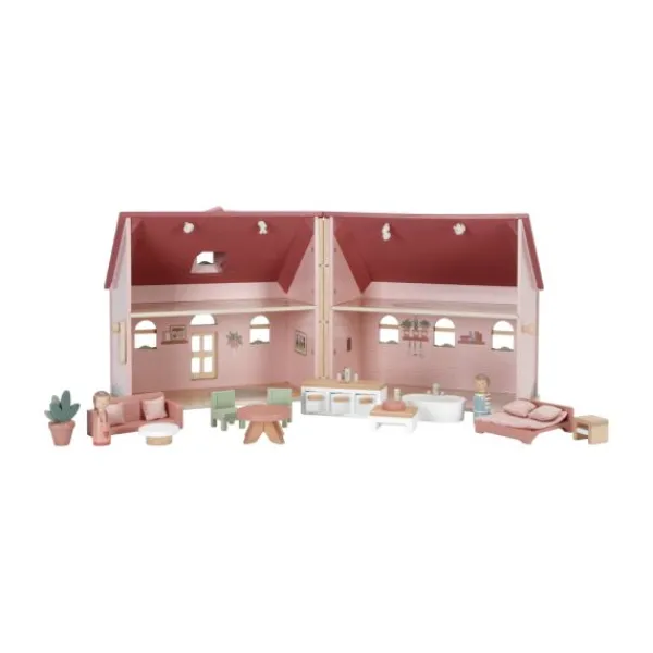 Little Dutch Houten Poppenhuis - Small - Pink Best