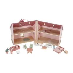 Little Dutch Houten Poppenhuis - Small - Pink Best