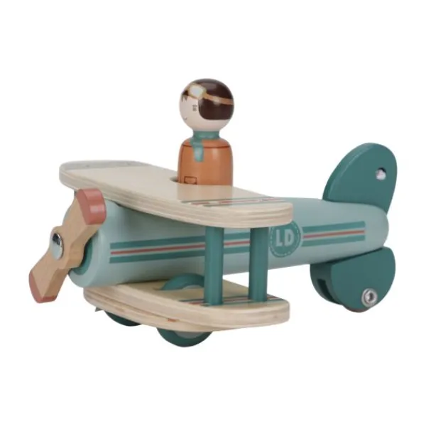 Little Dutch Houten Speelgoedvliegtuig Hot