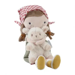 Little Dutch Knuffelpop Boerin Rosa Met Schaap - 35 cm Hot
