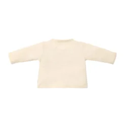 Little Dutch Lange Mouw Overslag T-Shirt - Maat 56 - Creme Best