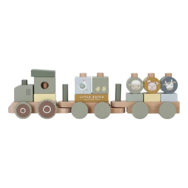 Little Dutch Little Farm Tractor Blokkentrein Online