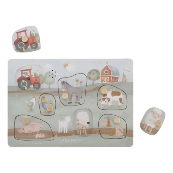 Little Dutch Little Farm Geluidenpuzzel Online