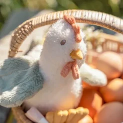 Little Dutch Little Farm Kip Knuffel - 17 cm Hot