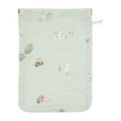 Little Dutch Little Farm Washandjes - Olive - 2 Stuks New