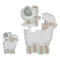 Little Dutch Little Farm Puzzel - 6-in-1 Discount