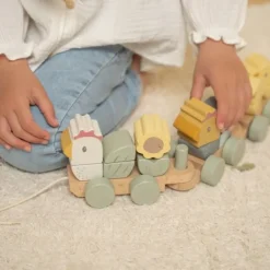 Little Dutch Little Farm Blokkentrein New