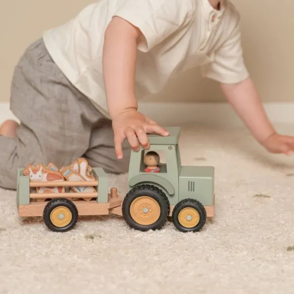 Little Dutch Little Farm Tractor Met Trailer Discount