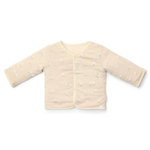 Little Dutch Little Goose Omkeerbaar Vestje - Maat 44 - Beige Outlet