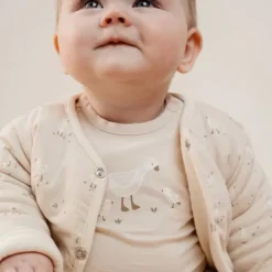 Little Dutch Little Goose Omkeerbaar Vestje - Maat 44 - Beige Outlet