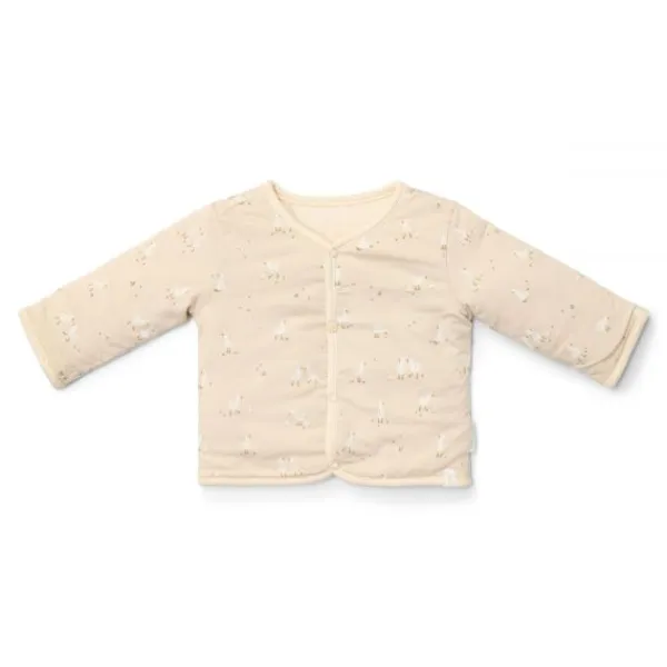 Little Dutch Little Goose Omkeerbaar Vestje - Maat 44 - Beige Outlet
