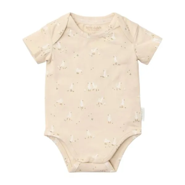 Little Dutch Little Goose Omkeerbaar Vestje - Maat 44 - Beige Outlet