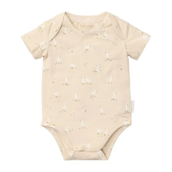Little Dutch Little Goose Omkeerbaar Vestje - Maat 44 - Beige Outlet