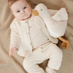 Little Dutch Little Goose Omkeerbaar Vestje - Maat 44 - Beige Outlet