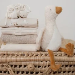 Little Dutch Little Goose Korte Mouw Romper - Maat 44 - Beige Online