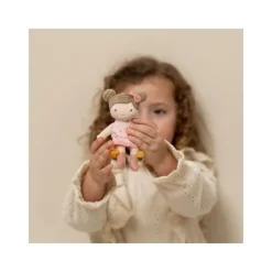 Little Dutch Little Pink Flowers Knuffelpop - Rosa - 10 cm Discount