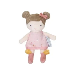 Little Dutch Little Pink Flowers Knuffelpop - Rosa - 10 cm Discount