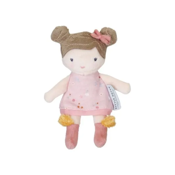 Little Dutch Little Pink Flowers Knuffelpop - Rosa - 10 cm Discount
